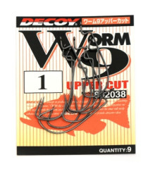 Крючок Decoy Worm 9 Upper Cut 1, 9шт