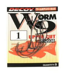 Decoy Worm 9 Upper Cut 1 Hook, 9pcs