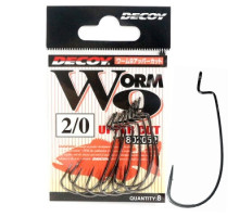 Decoy Worm 9 Upper Cut Hook 2/0, 8pcs