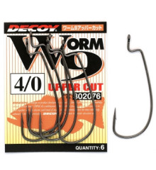 Крючок Decoy Worm 9 Upper Cut 4/0, 6шт
