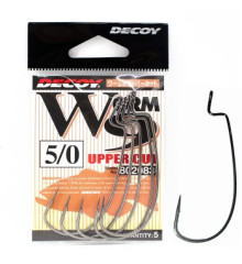 Крючок Decoy Worm 9 Upper Cut 5/0, 5шт
