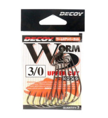Крючок Decoy Worm 9 Upper Cut 3/0, 7шт