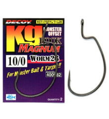 Крючок Decoy Worm26 Kg HOOK MAGNUM 10/0, 2 шт