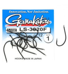 Крючок Gamakatsu LS-3020F N/L Black #1 12шт