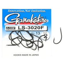 Крючок Gamakatsu LS-3020F N/L Black #2 13шт
