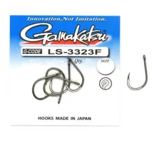 Hook Gamakatsu LS-3323F N / L Black # 2 7pcs 