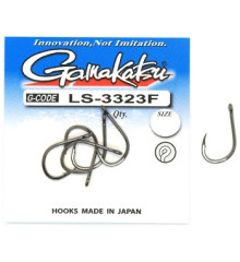 Крючок Gamakatsu LS-3323F N/L Black #2 7шт 