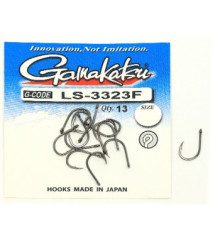 Крючок Gamakatsu LS-3323F N/L Black #4 7шт 