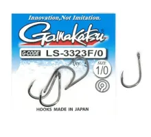Hook Gamakatsu LS-3323F N / L Black # 1/0 5pcs 