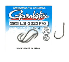 Hook Gamakatsu LS-3323F N / L Black # 2/0 4pcs 