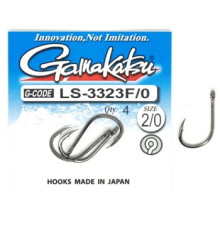 Крючок Gamakatsu LS-3323F N/L Black #2/0 4шт 