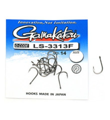Крючок Gamakatsu LS-3313F N/L Black #6 14шт 