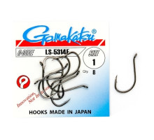 Гачок Gamakatsu LS-5314F Black # 1 8шт 