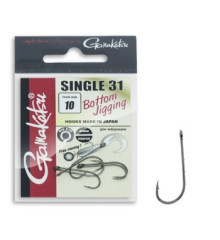Крючок Gamakatsu Worm Single 31 Black #10 9шт