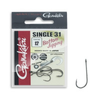 Гачок Gamakatsu Worm Single 31 Black # 12 9шт