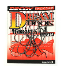 Decoy Worm 15 Dream Hook 1, 9pcs