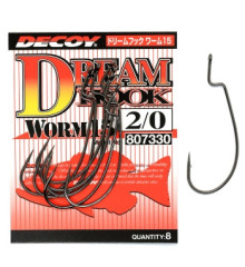 Decoy Worm 15 Dream Hook 2/0, 8pcs