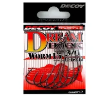 Decoy Worm 15 Dream Hook 3/0, 7pcs
