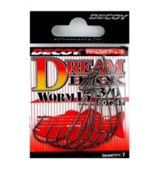 Decoy Worm 15 Dream Hook 3/0, 7pcs