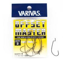 Offset hook Varivas Offset Master Light Class #2 9pcs.