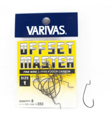 Крючок оффсетный Varivas Offset Master Light Class #1 8шт.