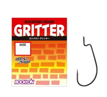Offset hook Varivas Rock-On Gritter #1/0 6шт.