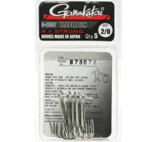 Гачок Gamakatsu потрійний Treble 22 4x Strong Nickel # 2/0 5шт