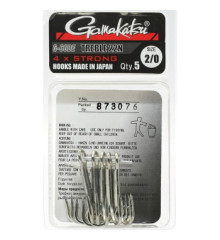 Крючок Gamakatsu тройной Treble 22  4x Strong Nickel #2/0 5шт