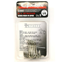 Крючок Gamakatsu тройной Treble 22  4x Strong Nickel #1/0 5шт