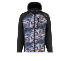 Куртка Viverra Softshell Infinity Hoody Black Camo Orange XXXL