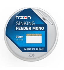 Леска Daiwa N`Zon Sinking Feeder Mono 0.18mm 2.35kg 300m Brown