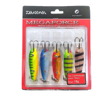Set of spinners Daiwa Megaforce Lawnmover 75mm 18g 5pcs