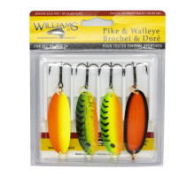 Набір блешень Williams Pike/Walleye 4-Pack Williams Kit UV