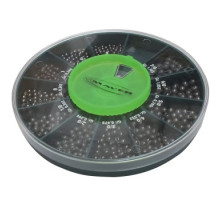 Set of sinkers Maver Scatola Pallini Supercalibrati 250g No. 12-22
