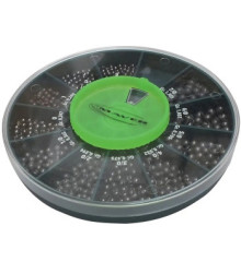 Set of sinkers Maver Scatola Pallini Supercalibrati 250g No. 12-22