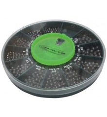 Set of sinkers Maver Scatola Pallini Supercalibrati 250g No. 3-7/0