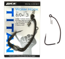 Offset hook with lock BKK Titan #8/0