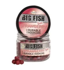 Dynamite Durable Hook Pellet 6mm Strawberry Tub