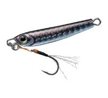 Пількер Daiwa Prisoner CV 35mm 7.5g #K Full Silver