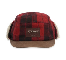Шапка Simms Coldweather Cap Red Buffalo Plaid L/XL