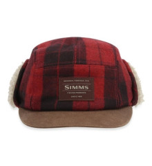 Шапка Simms Coldweather Cap Red Buffalo Plaid L/XL