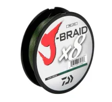 Шнур Daiwa J-Braid Х8 150м Dark Green 13.0kg 0.20mm #2.0