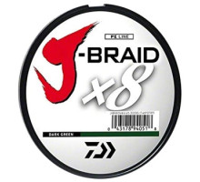 Cord Daiwa J-Braid X8 0,13mm 150m Dark Green