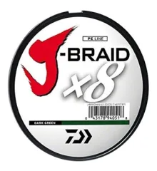 Шнур Daiwa J-Braid X8 0,16mm 150m Dark Green