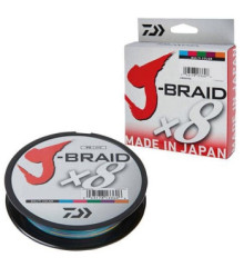 Шнур Daiwa J-Braid X8 Multi Color 300m 18.0kg 0.24mm #3.0