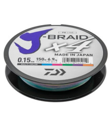 Шнур Daiwa J-Braid X4E 150m Multi Color 6.9kg 0.15mm #1.2