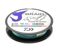 Cord Daiwa J-Braid X4E 150m Multi Color 8.4kg 0.17mm #1.5