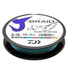 Шнур Daiwa J-Braid X4E 150m Multi Color 10.2kg 0.19mm #2.0