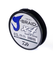 Шнур Daiwa J-Braid X4E 0,13mm-270m Dark Green