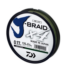 Шнур Daiwa J-Braid X4E 0,17mm-270m Dark Green